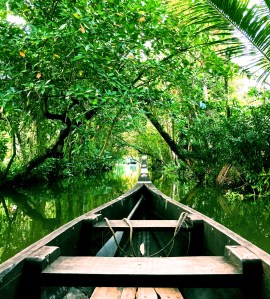 Floating through the Kerala backwaters