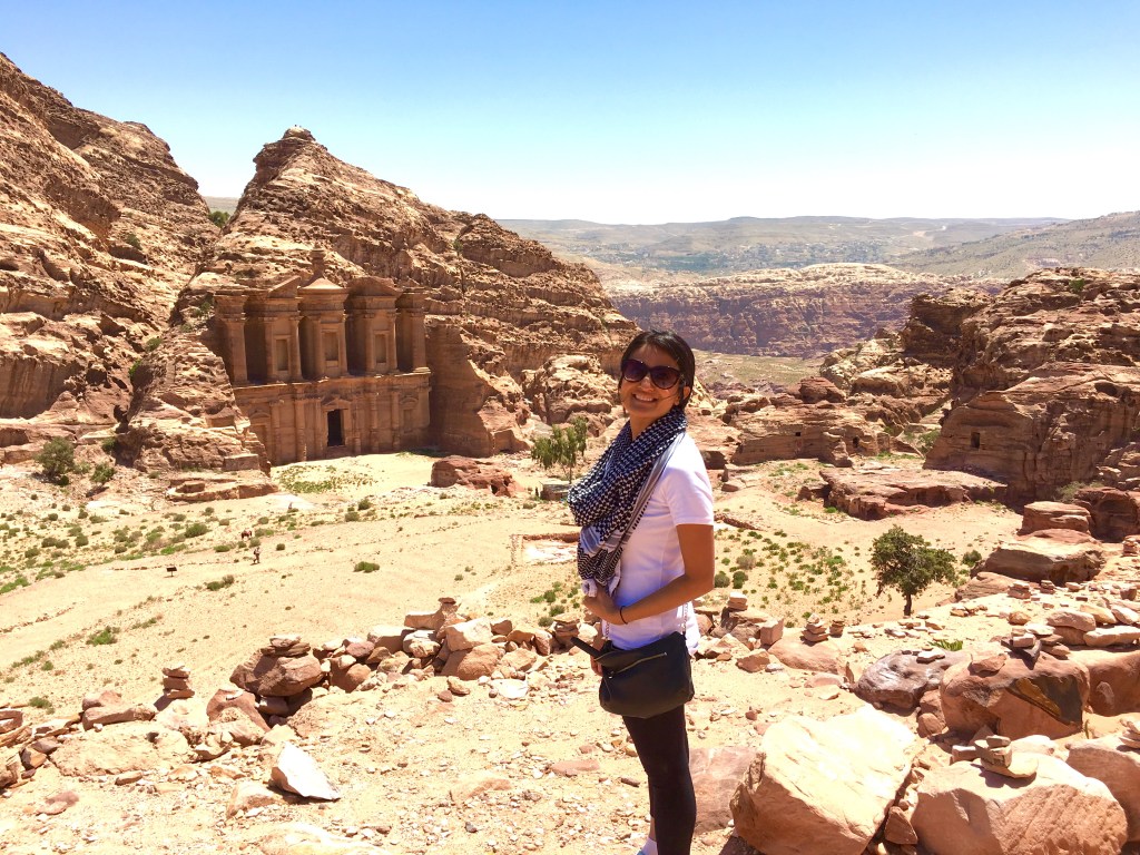 Me and the magnificent Monastery behind me